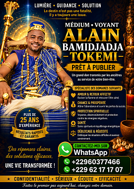 Marabout voyant Consultation Gratuite&nbsp;+22960377466